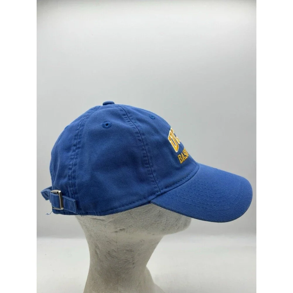 adidas UCLA Basketball Hat Cap Blue Gold Embroidered Strapback Adult OSFA NCAA